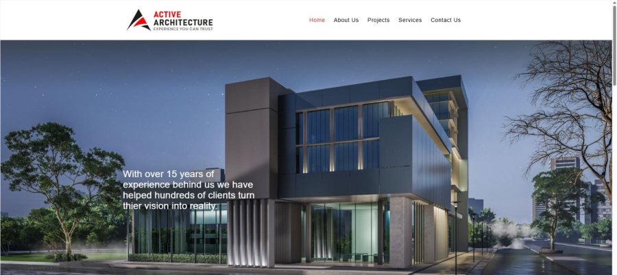 Active Architecture website