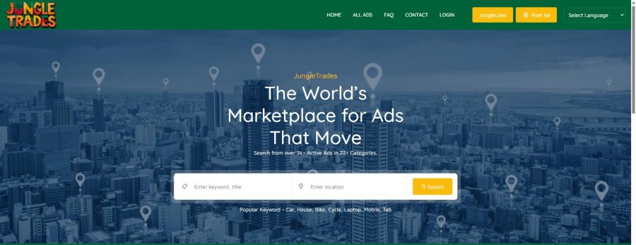 JungleTrades website