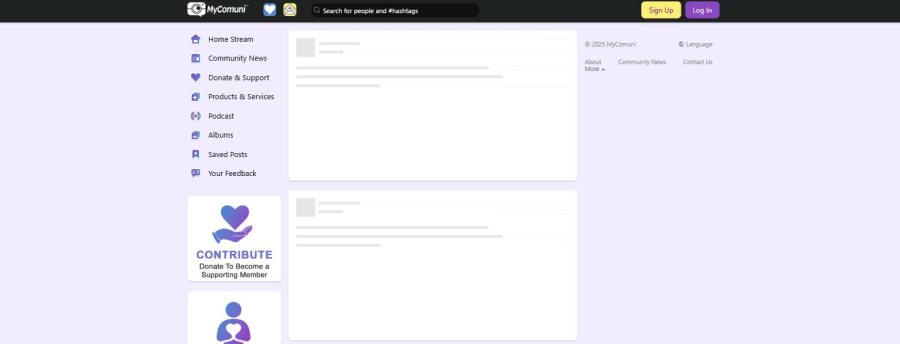 MyComuni website